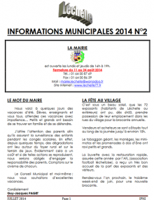 Léchelle info n° 2/2014